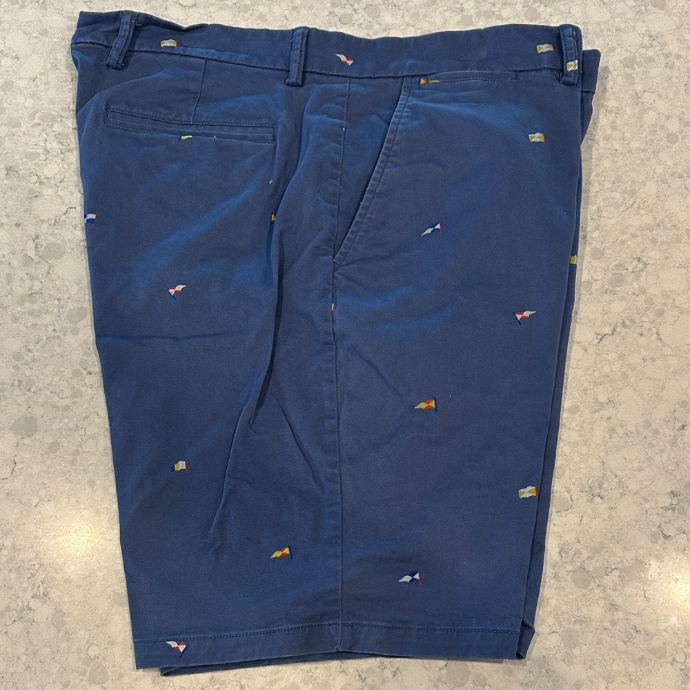 Old Navy Blue Men's Shorts with Nautical Flags